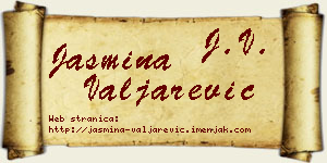 Jasmina Valjarević vizit kartica